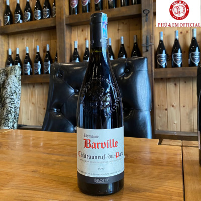 Rượu Vang Đỏ Pháp Chateauneuf du Pape Domaine Barville