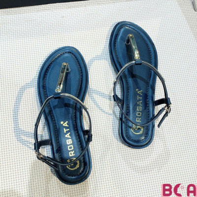 [THANH LỊCH - TINH KHÔI] Thiết Kế Khoe Trọn Bàn Chân Xinh RO739 ROSATA Chỉ Cao 2 Phân Nên Thoải Mái, Tung Tăng Cả Ngày