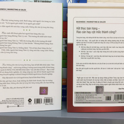 Bộ 2 cuốn về Kinh tế của tác giả Brian Tracy (Những Đòn Tâm Lý Trong Bán Hàng & Kết Thúc Bán Hàng – Đòn Quyết Định)
