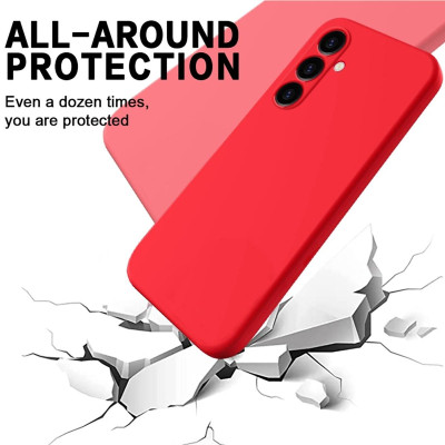 Ốp Lưng Dành Cho Samsung Galaxy A05s Silicone Dẻo Lót Nhung Nỉ Chống Sốc chống bẩn hạn chế bám vân tay - Hàng Nhập Khẩu