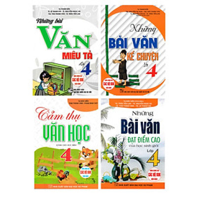Combo Bổ Trợ Kiến Thức Văn lớp 4 (Dùng Chung Cho Các Bộ SGK Hiện Hành) (Bộ 4 Cuốn) _HA