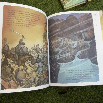 [Bộ LỊCH SỬ VIỆT NAM BẰNG TRANH] - BÌA CỨNG - IM MÀU TOÀN BỘ - NXB TRẺ - [Lý Thường Kiệt] -