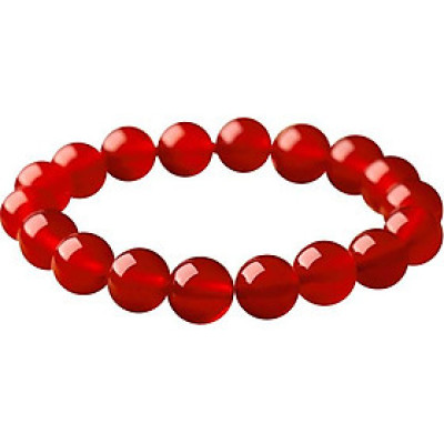 Vòng tay đá mã não đỏ MS185, vòng tay phong thủy cho người mệnh hỏa, thổ, thủy nam và nữ