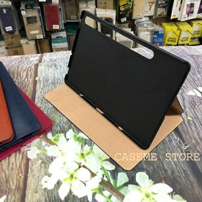 Bao da gập dành cho Samsung Galaxy Tab S7 FE (T730/T736) lưng cứng hàng chính hãng Kakusiga