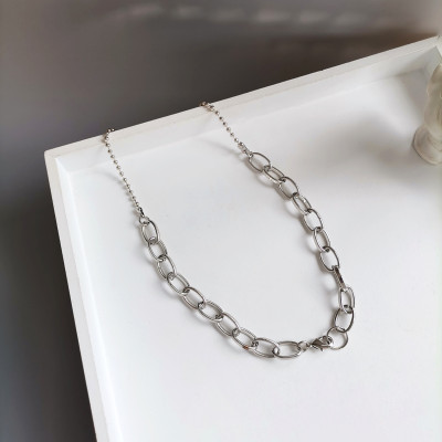 Dây chuyền xu hướng hip hop cá tính Âu Mỹ chuỗi xương đòn sáng tạo