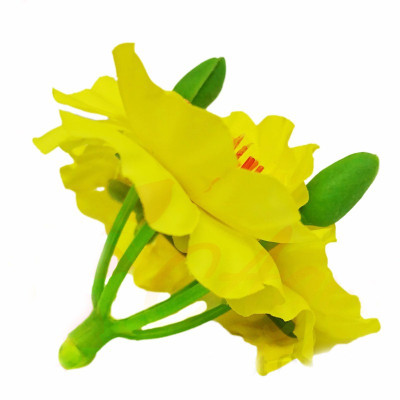 Combo bộ 20 chùm hoa mai giả 1 chùm gồm 3 bông và 3 nụ - Hàng Nhập Khẩu