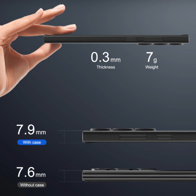 Ốp Lưng Siêu Mỏng Cho SamSung Galaxy S25 Ultra , S25 Plus , S25 Chính Hãng Memumi , Camera có gờ nhô cao bảo vệ - Hàng Chính Hãng