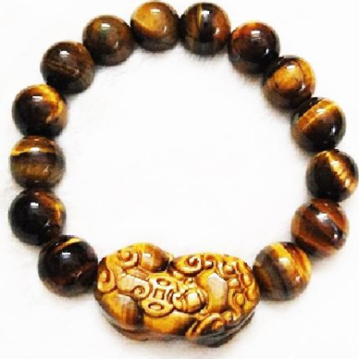 Vòng Tay Tỳ Hưu Đá Mắt Hổ đá tự nhiên