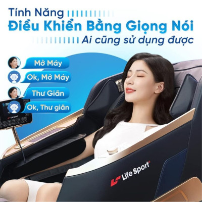 Ghế Massage LS-679, Ghế Masage Toàn Thân Với Công Nghệ AI Quét Cơ Thể Chăm Sóc Có Sức Khỏe Toàn Diện