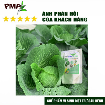Combo chế phẩm vi sinh trừ bệnh, trừ sâu PMP cho rau sạch, hoa, cây cảnh (Biomic & Killpa & Mật gỉ đường)