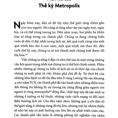 Metropolis - Lịch Sử Phát Triển Đô Thị, Phát Minh Lớn Nhất Của Loài Người