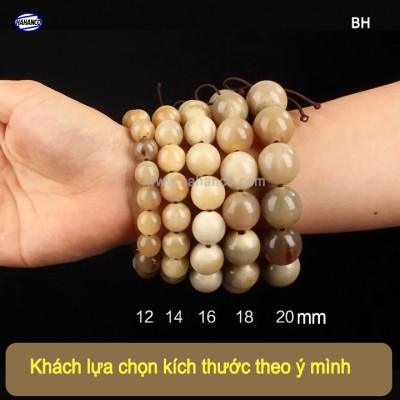 Vòng tay sừng đuôi lục hạt phong thủy (Đủ Size & màu) BH610 -  Đem lại may mắn - hút tài lộc - Bracelet of HAHANCO