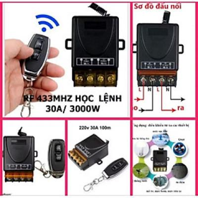 1 BỘ ĐIỀU KHIỂN BẬT TẮT CÁC THIẾT BỊ ĐIỆN NHƯ MÁY BƠM BÓNG ĐÈN TỪ XA THUẬN TIỆN CHO MỌI GIA ĐÌNH MẪU MỚI