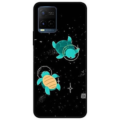 Ốp lưng dành cho Vivo Y21 - Vivo Y21s mẫu Hai Chú Rùa Xanh