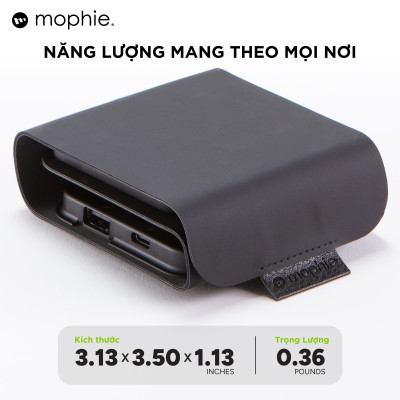 Đế sạc mophie Snap+ multi-device travel, sạc không dây sạc nhanh, BH 2 năm 1 đổi 1 - Hàng chính hãng