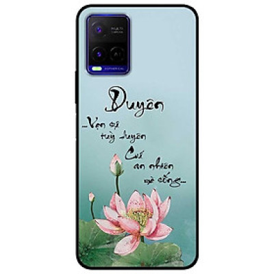 Ốp lưng dành cho Vivo Y21 - Vivo Y21s mẫu Sen An Nhiên Mà Sống