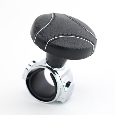 Tay Quay Trợ Lực Vô Lăng Ô Tô CIND JM-7613BS Màu Đen Chỉ Bạc