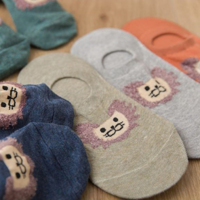 Combo 5 Đôi Vớ Lười Nữ Có Silicon 04 - Màu Ngẫu Nhiên