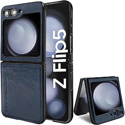 Ốp lưng cho SamSung Galaxy Z Flip 3, Z Flip 4 , Z Flip 5, Z Flip 6 chính hãng X-level dạng mềm bằng da PU, chống sốc chống bụi bẩn - hàng nhập khẩu