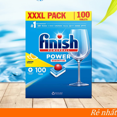 Combo 3 hộp Viên rửa bát Finish All in one 90 viên