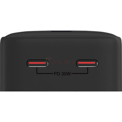 Cốc sạc Mazer GaNPrestige SuperMINI 35W 2Type-C M-GAN35US-V3 - Hàng chính hãng