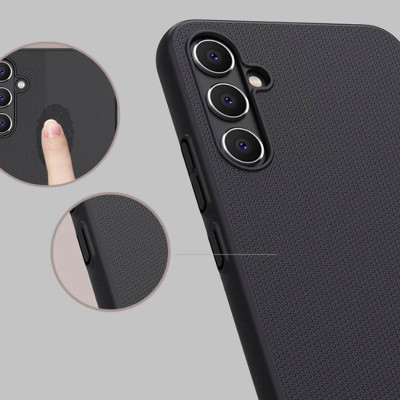 Ốp Lưng Sần chống sốc cho Samsung Galaxy A24 hiệu Nillkin Super Frosted Shield - Hàng Chính Hãng