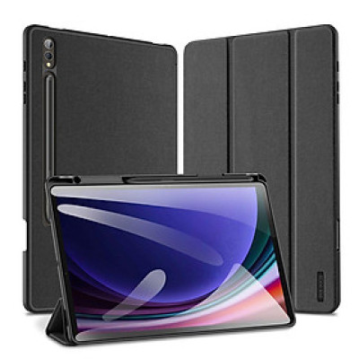 Bao da chống sốc cho Samsung Galaxy Tab S10+ Plus chính hãng Dux Ducis Domo có khay đựng bút - Hàng chính hãng