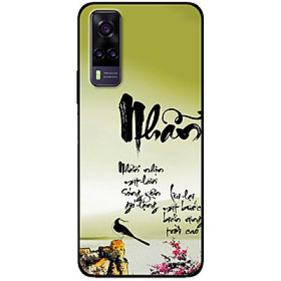 Ốp lưng cho Vivo V23e - Y31 -Y51 - Y55 - Y55s - Y55 2022 - Thư Pháp Nhẫn Nhịn - Hàng Chính Hãng