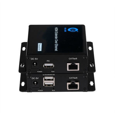 Bộ chuyển đổi hdmi sang lan 200m có USB Ho-Link HL-HDMI-200KVM (Ver 3.0.2) - Hàng Chính Hãng