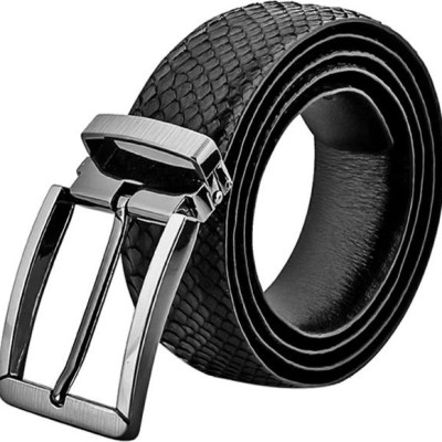 Thắt Lưng Nam Da Trăn Đầu Kim Huy Hoàng HT4307 - Đen