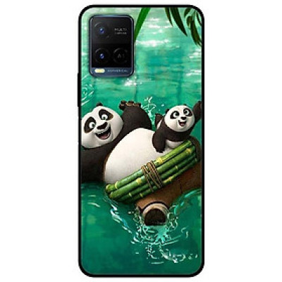 Ốp lưng dành cho Vivo Y21 - Vivo Y21s mẫu PANDA Bơi