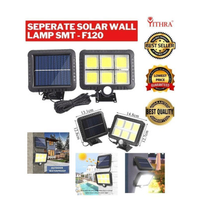 Đèn Năng Lượng Mặt Trời COB 6 Led Kèm Giá Đỡ Và Remote Điều Khiển