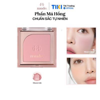Phấn Má Hồng Mịn Lì Kiềm Dầu Chuẩn Màu mude Flutter Blusher (5g)