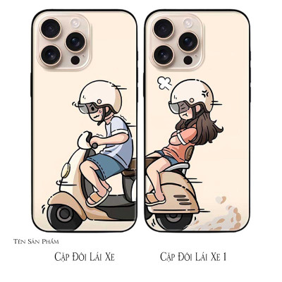 Ốp lưng cho Vivo Y03 - Y03T - Y18 - Y18S - Y18T - Y27 5G - Y28 4G - Y36 - Cặp Đôi Lái Xe 1 - Hàng Chính Hãng