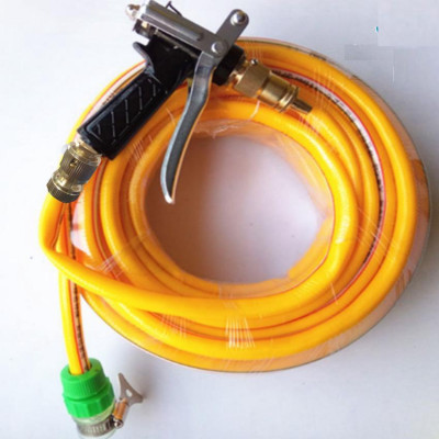 ️️ Bộ dây và vòi xịt tăng áp lực nươc 300% 206400 7 (cút đồng dây vàng) 