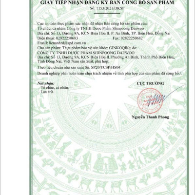 [Hộp 30 Viên] Viên Uống SHINPOONG GINKOQIK - Tăng Cường Tuần Hoàn Máu Não, Hỗ Trợ Hoạt Huyết - SHINPOONG PHARMA
