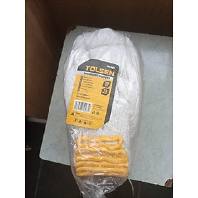 BỘ 12 BAO TAY VẢI TRẮNG 580g TOLSEN 45001 - HÀNG CHÍNH HÃNG