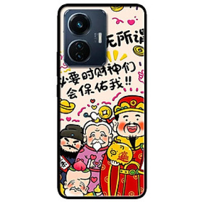 Ốp lưng cho Vivo V23e - Y31 - Y51 - Y55 - Y55s - Y55 2022 - Ba Ông May Mắn - Hàng Chính Hãng