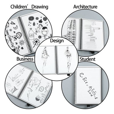 Sổ Tay Tẩy Xóa Scan App Thông Minh Elfinbook Tặng Kèm 2 Bút