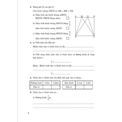 Sách - Bài tập chọn lọc toán hai buổi trong ngày lớp 5 tập 2 (dùng chung cho các bộ sgk hiện hành) HA