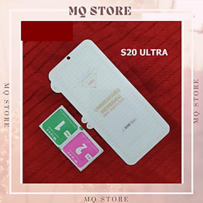 Miếng dán film PPF cho Samsung S20 Ultra, S21 Ultra full màn hình cao cấp ( hàng chính hãng)