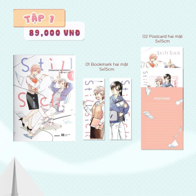 Still Sick - Trọn Bộ 3 Tập - Tặng Kèm 3 Bookmark + 6 Postcard 10x15cm + 1 Đai Sách