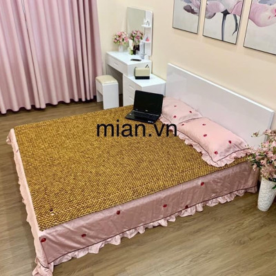 Chiếu Hạt Gỗ Pơ mu kích thước 1,6mx2m - Chiếu gỗ Mian ( video , hình thật )