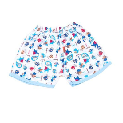 Sơ sinh - Quần ngắn viền in nhiều hình BABIBOO - BB46