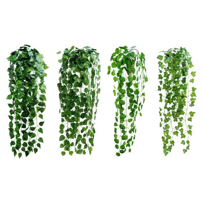 Dây leo dưa hấu giả PVC - dài 85cm - không kèm giỏ - Cây giả, hoa lụa Decor trang trí nhà cửa