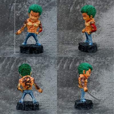 Mô Hình Luffy - Zoro - Sanji Dân Xã Hội Xăm Trổ Hổ Báo 16-17cm Mô hình One Piece Cao Cấp, Figure Mô Hình Anmie One Piece
