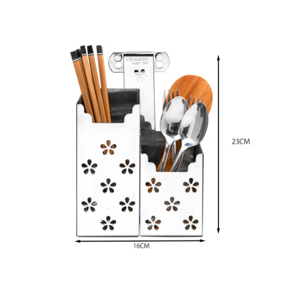 Kệ muỗng đũa treo + bắt vít (inox 304) TOVASHU MC2