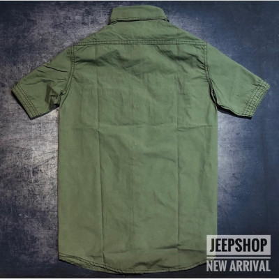 Áo sơ mi ngắn tay US.Army_kaki_túi hộp