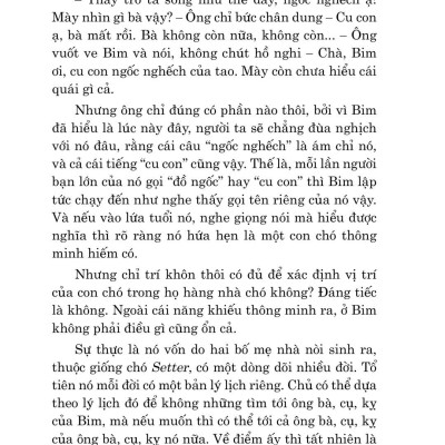 Văn Học Cổ Điển - Con Bim Trắng Tai Đen (Tái Bản 2023)