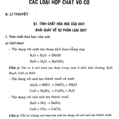 Luyện Kỹ Năng Giải Toán Hóa Học 9